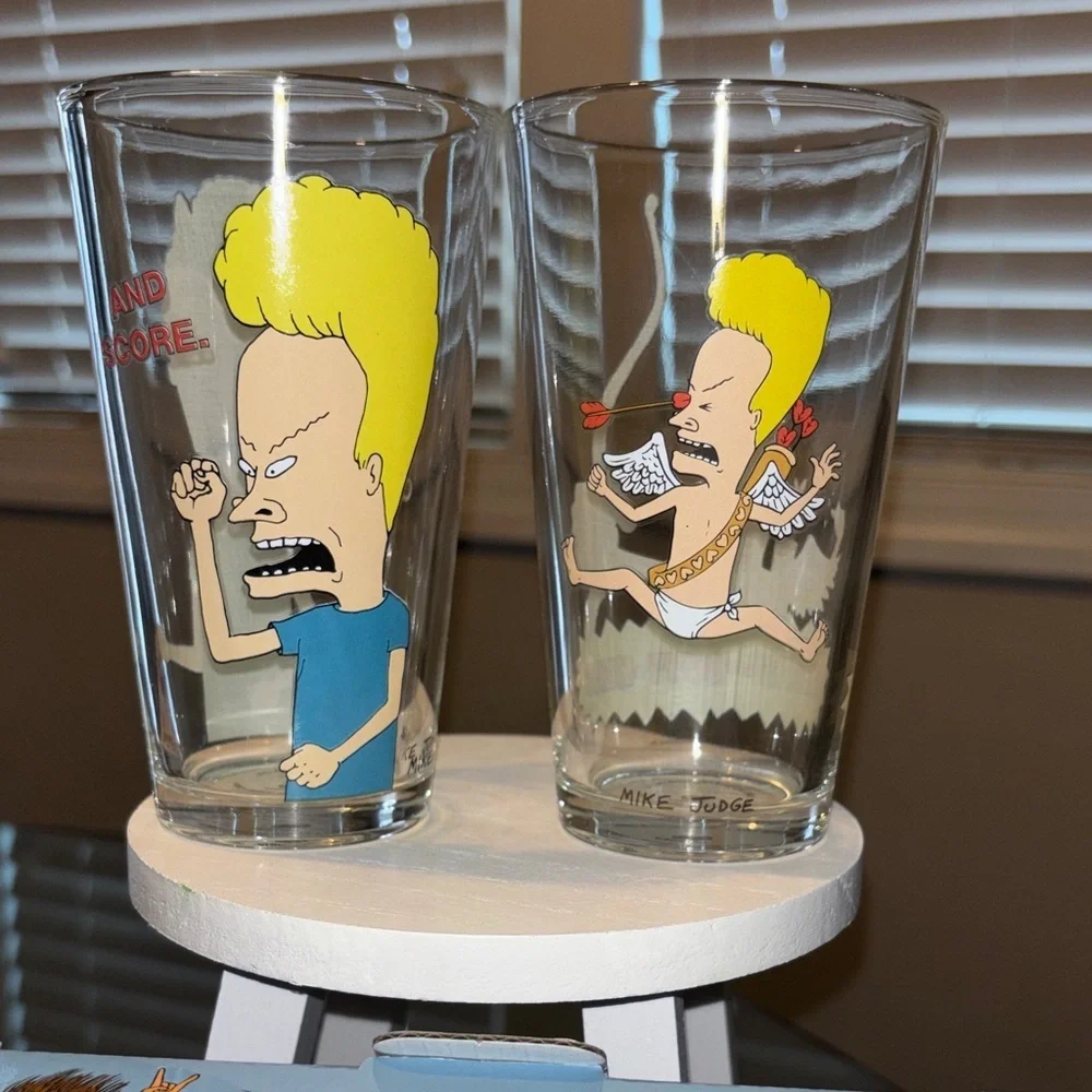 Beavis and Butt-Head Glassware Set